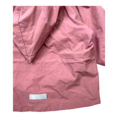 Mini A Ture matwai spring anorak, rose | 74cm