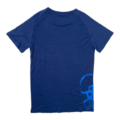 Isbjörn merino blend t-shirt, blue | 146/152cm