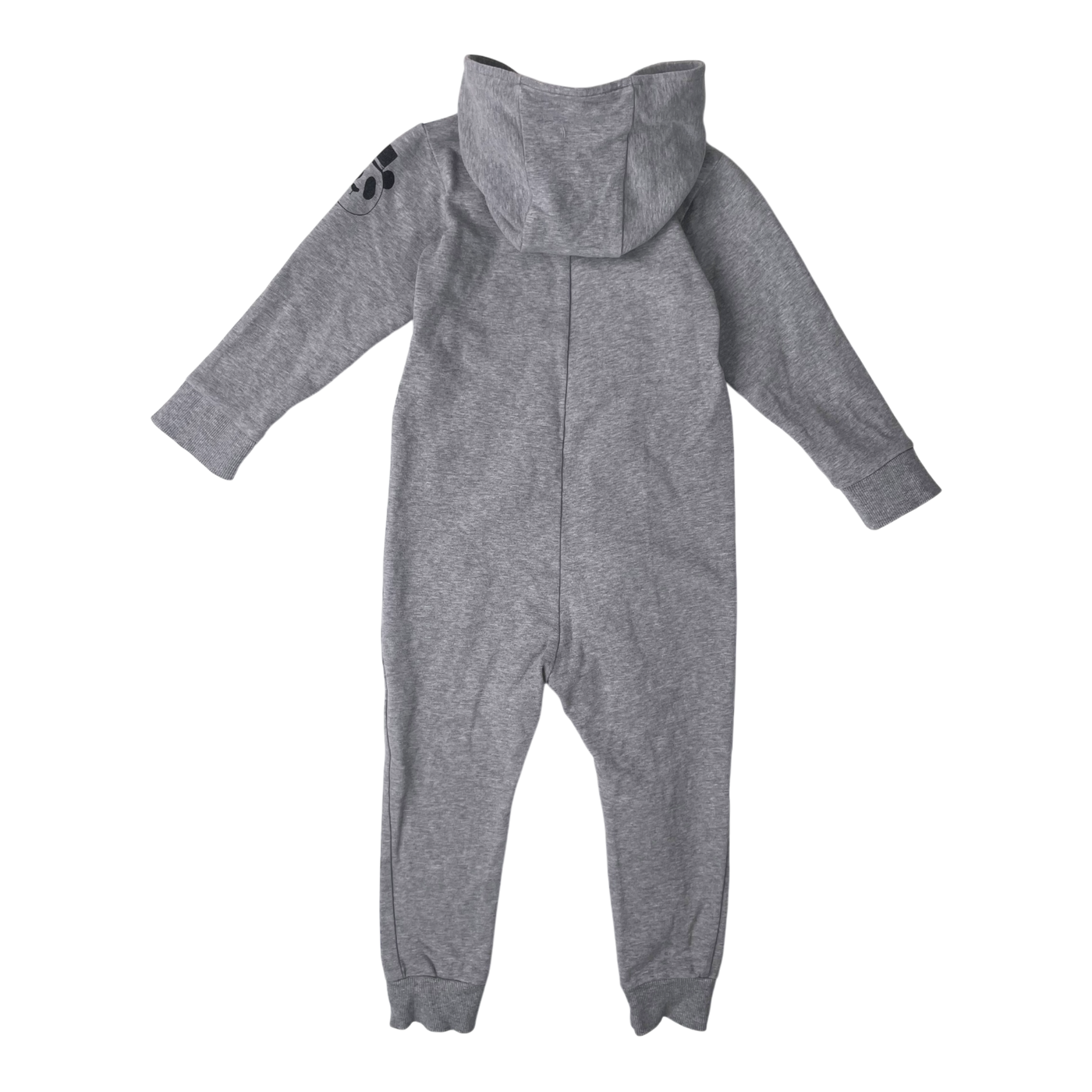 Mini Rodini hoodie jumpsuit, grey  | 92/98cm