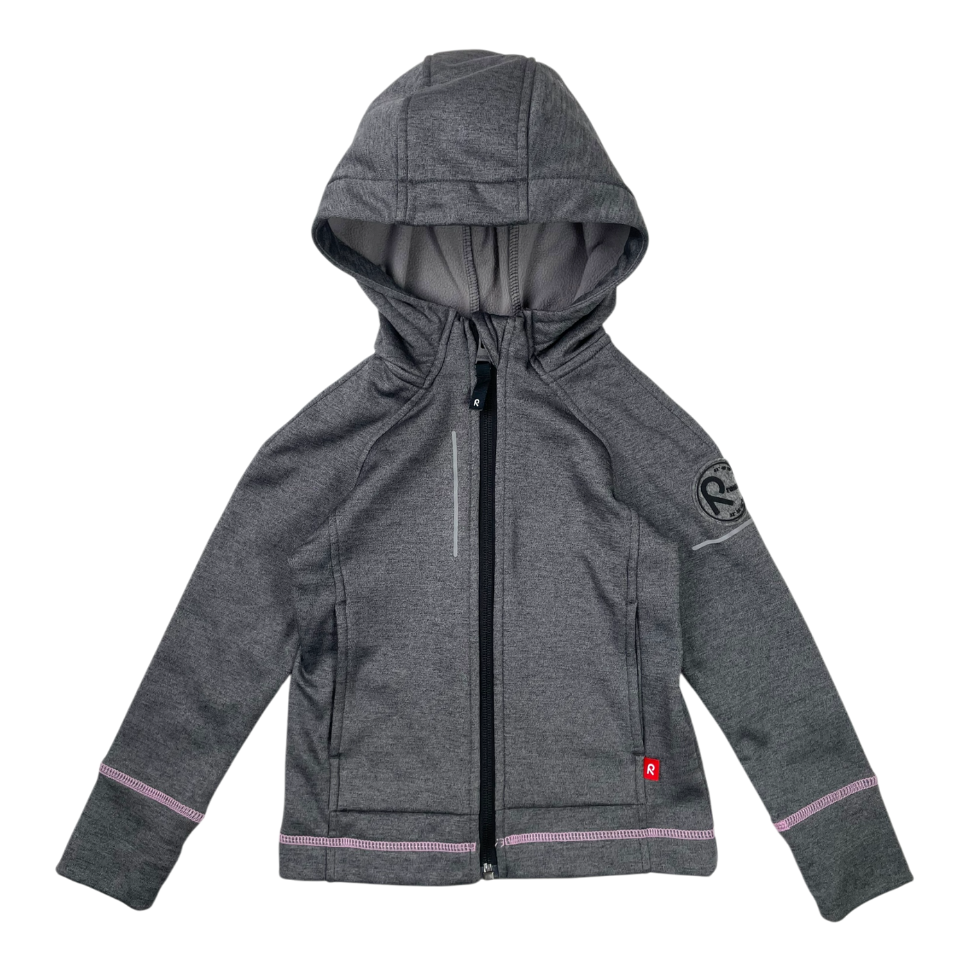 Reima fleece hoodie, grey | 92cm