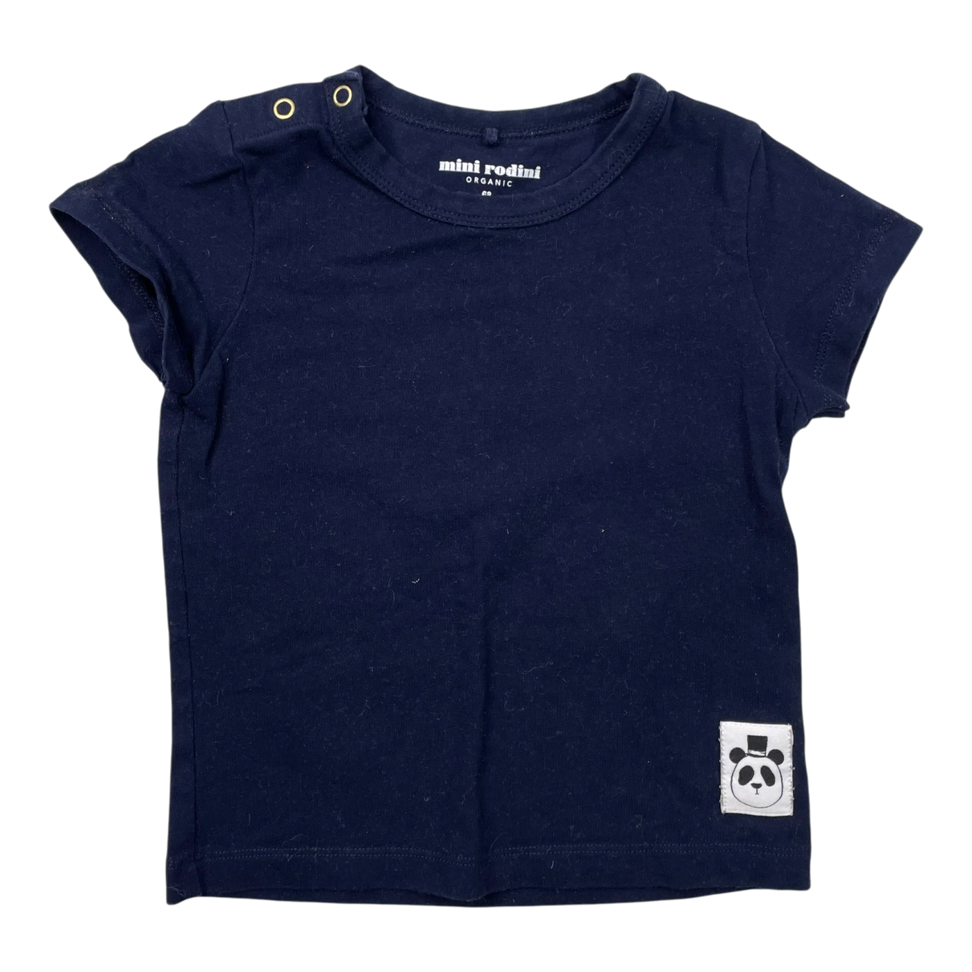 Mini Rodini basic t-shirt, midnight blue | 68/74cm