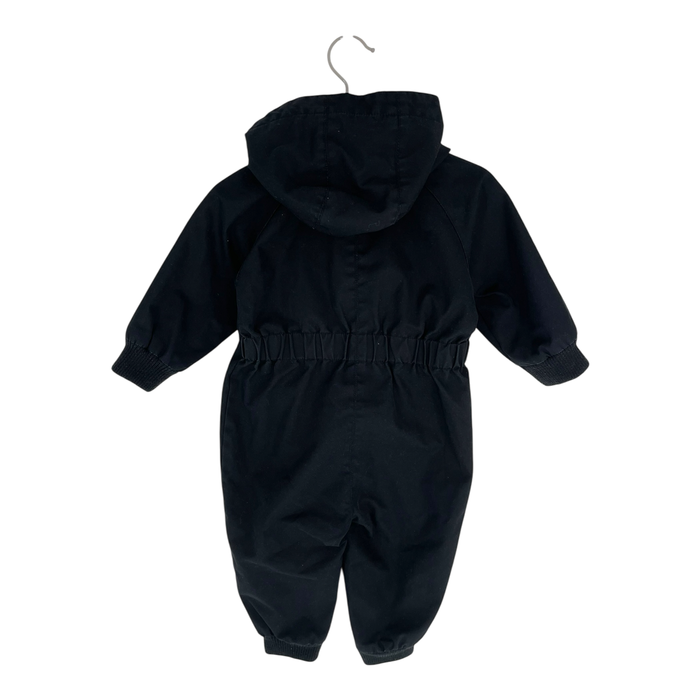 Mini Rodini pico overall, black | 74cm