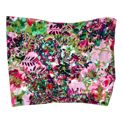 Kaiko bow headwrap, blooming forest | 8y+