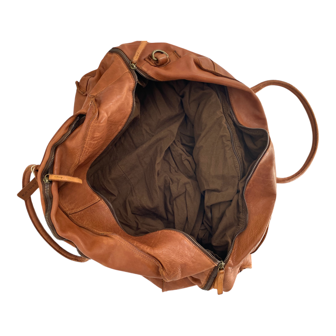Harold's Bags travel bag XL, cognac