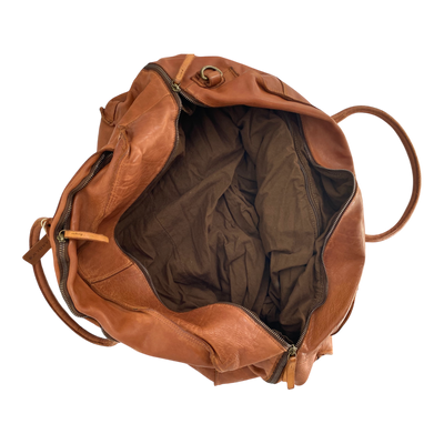 Harold's Bags travel bag XL, cognac