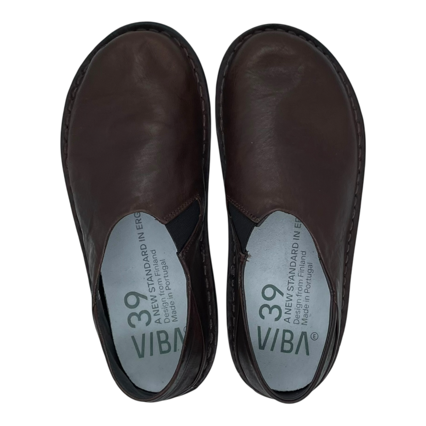 VIBAe Zuma leather shoes, cocoa brown | 39