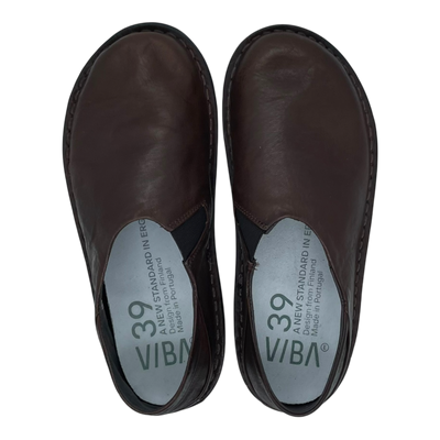 VIBAe Zuma leather shoes, cocoa brown | 39
