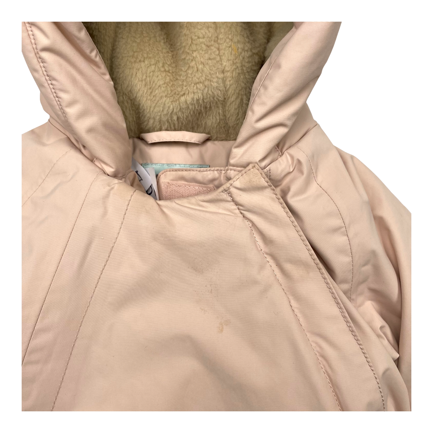 Mini A Ture yaka winter jacket, misty rose | 80cm