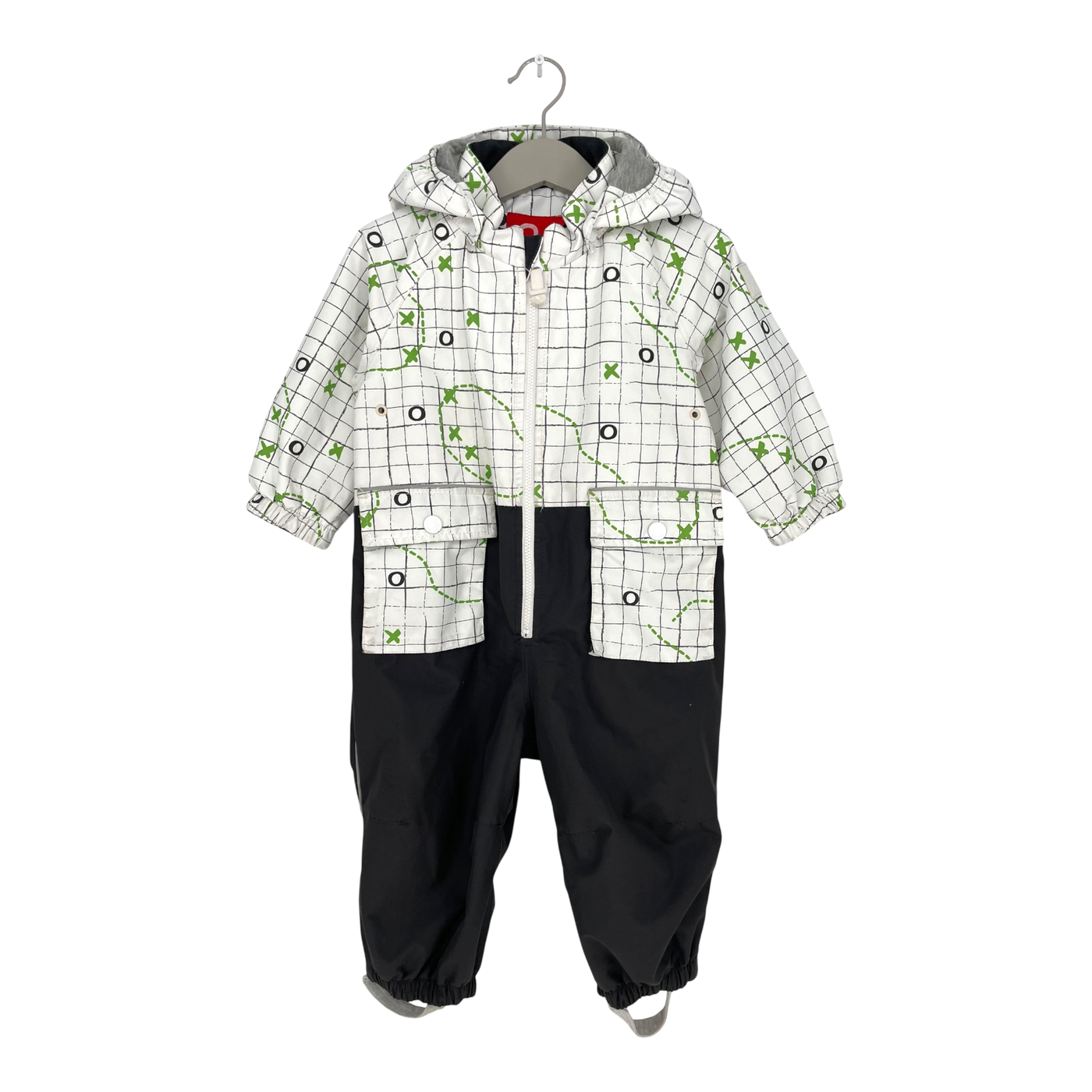 Reima midseason overall, white/black | 74cm