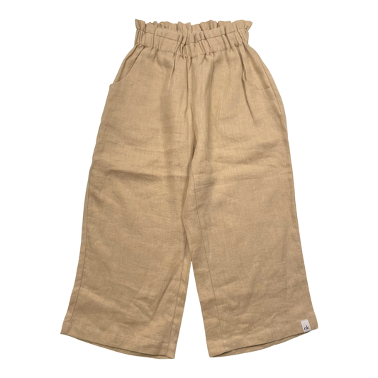 Nakoa linen pants, tan | 116/122cm