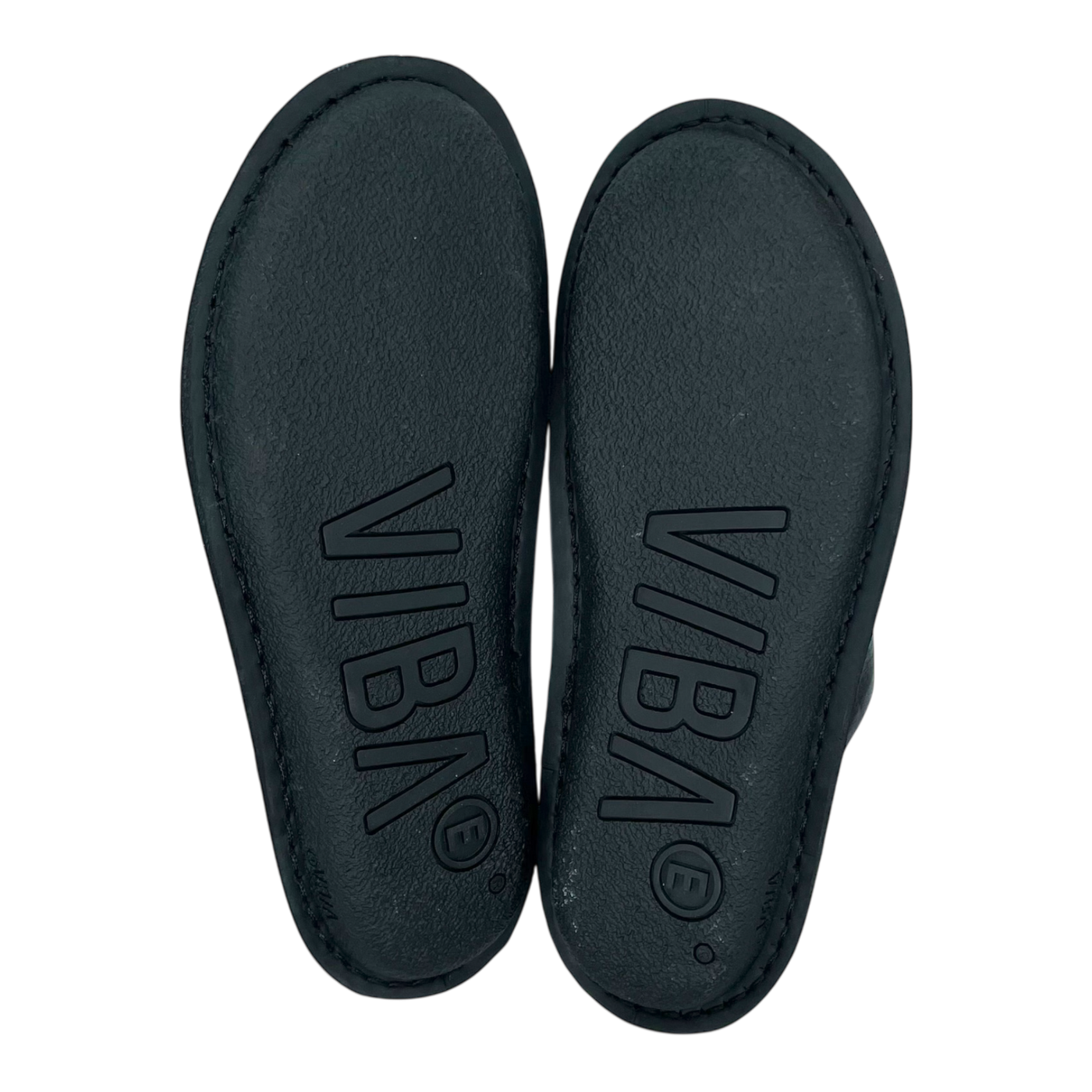 VIBAe Roma leather slippers, preto black | 39
