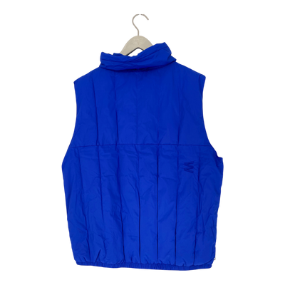 Embassy of Bricks and Logs broman puffer vest, blue | unisex L