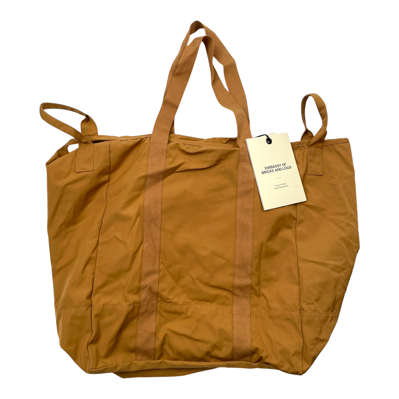 Embassy of Bricks and Logs turin orga bag, mustard yellow