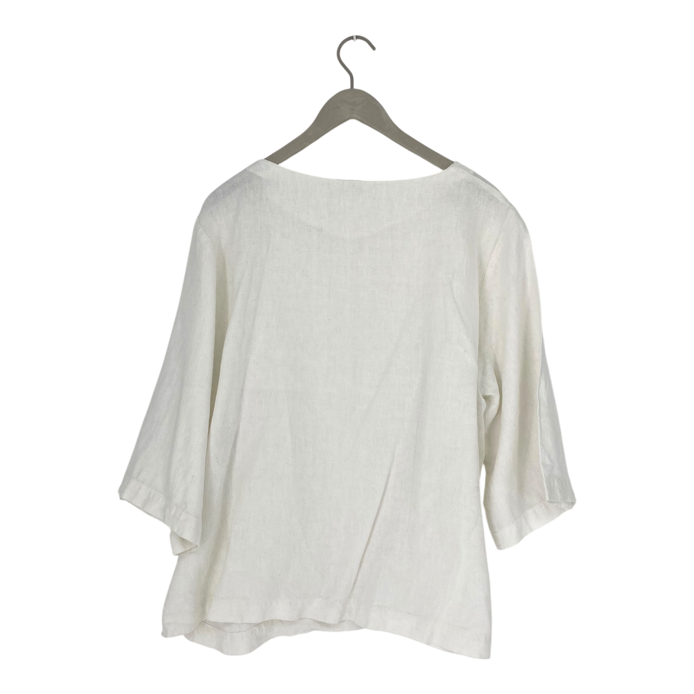 R-Collection linen shirt, white | woman XL