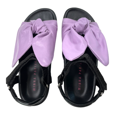Minna Parikka lulu sandals, lilac/black | 39