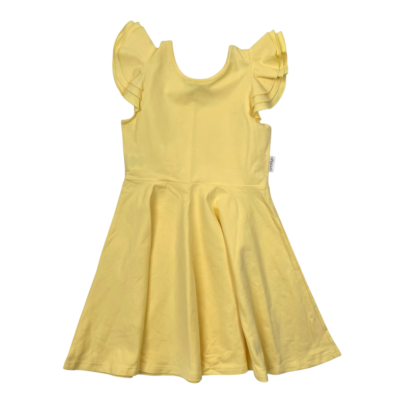 Gugguu ärmellose Kleid, Gelb | 116 cm