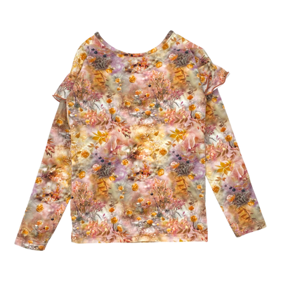 Gugguu frill shirt, cloud berry forest | 116cm