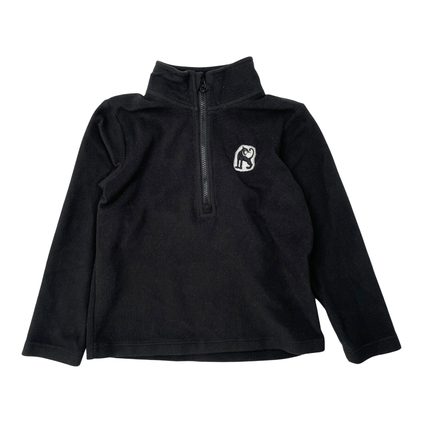 Mini Rodini fleece shirt, black panther | 104/110cm