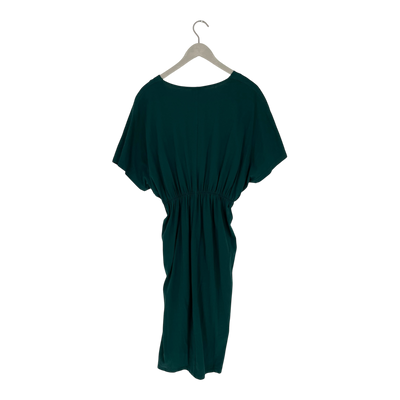 Aarre twist dress, emerald green | woman L