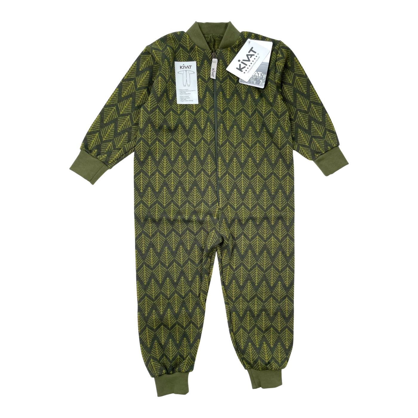 Kivat wool overall, forest green | 100cm