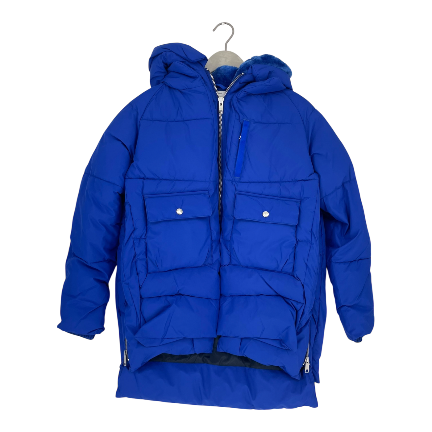 Embassy of Bricks and Logs Lyndon puffer jacket, blue | woman XS