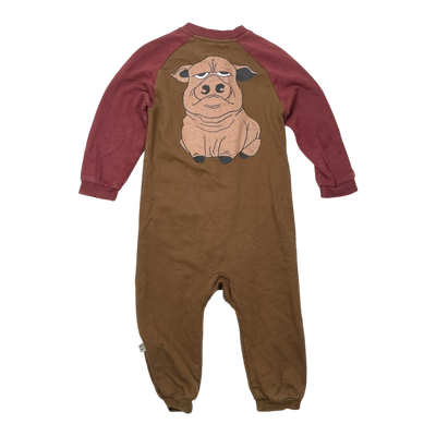 Mainio sweat jumpsuit, piggy  | 86/92cm