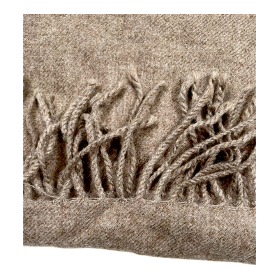Alpa woven alpaca scarf, tan | onesize