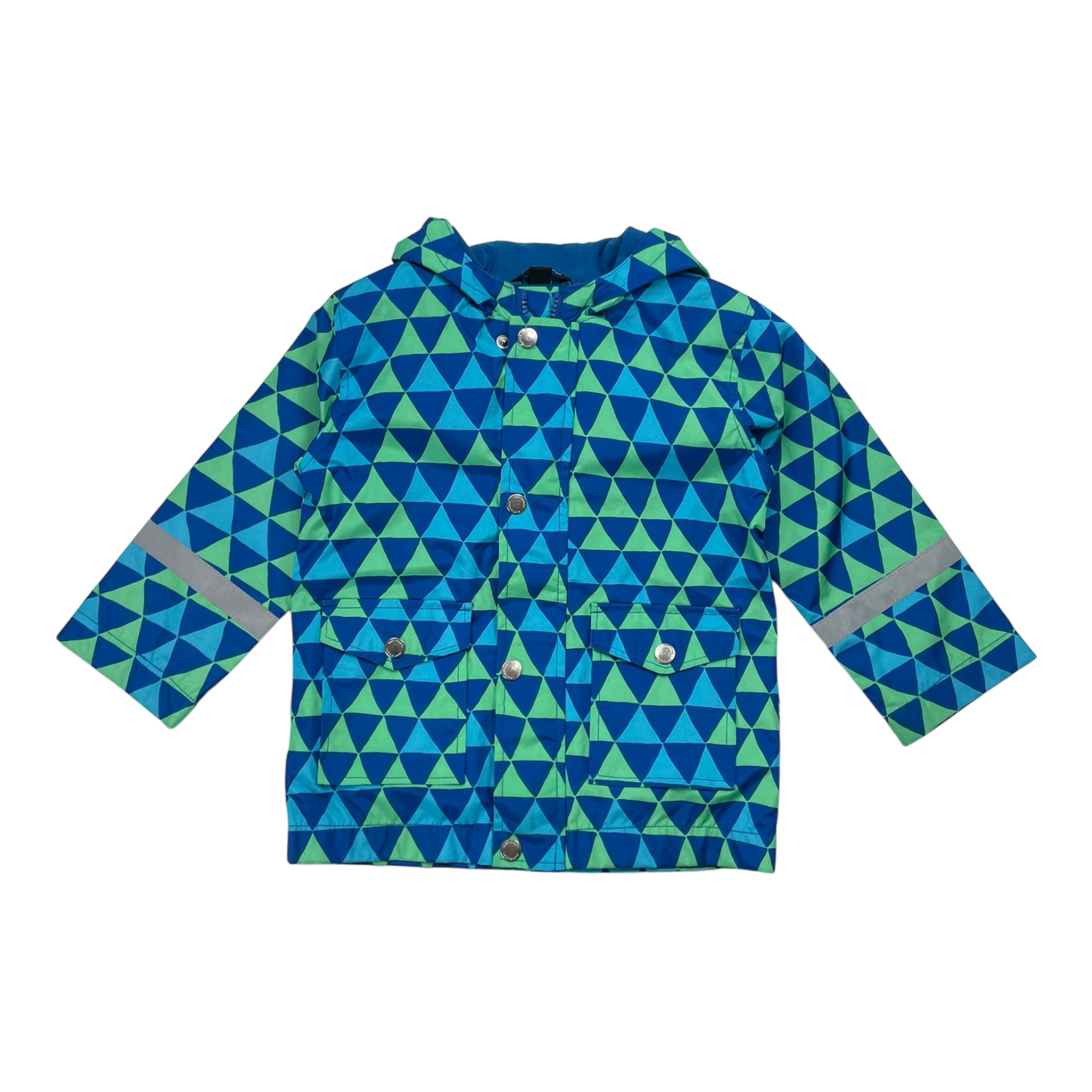 Marimekko ralli midseason jacket, blue/green | 98cm