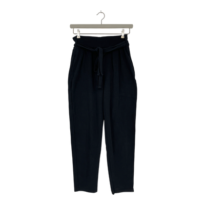 Riva Clothing mukava belted sweatpants, black | woman M