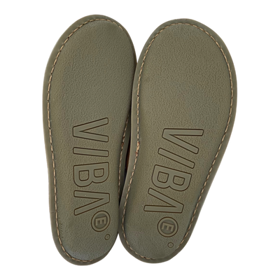 VIBAe Roma leather slippers, fawn tan | 43
