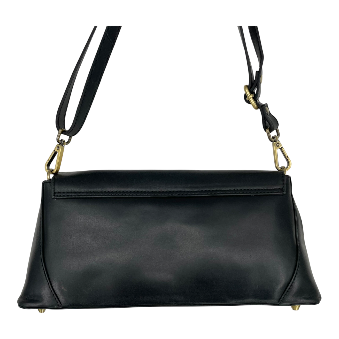 Holzrichter leather shoulder bag, black