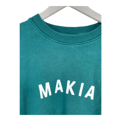 Makia sweatshirt, green | man XXL