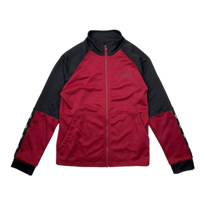 Reima verrari track suit jacket, black and red | 146cm