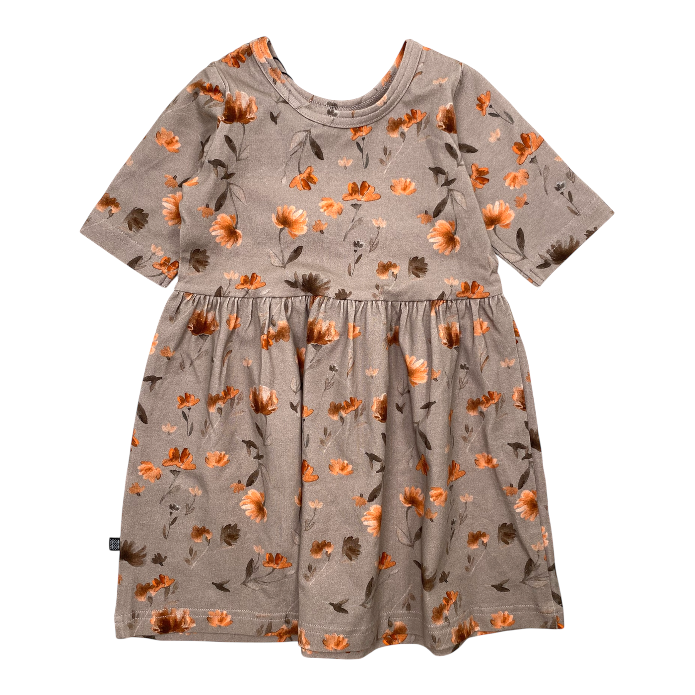 Kaiko dress, poppy field | 74/80cm