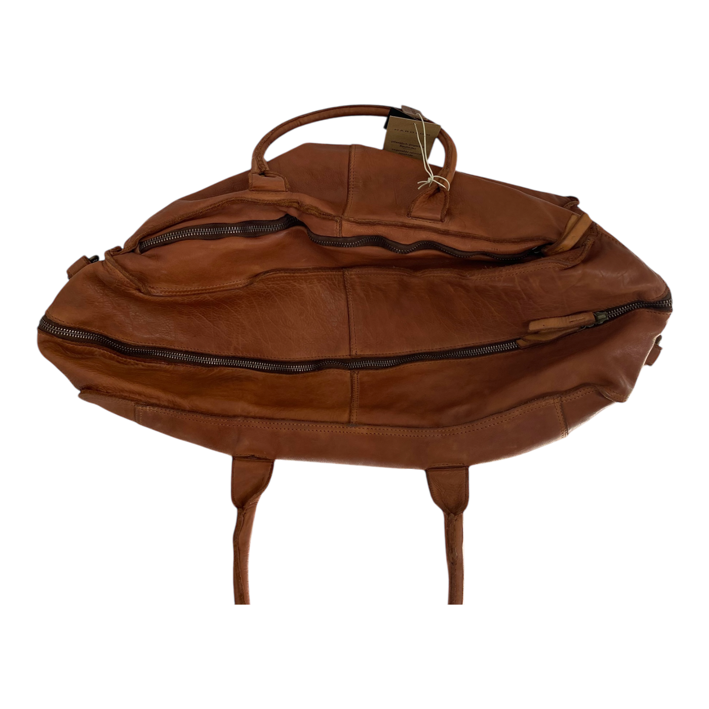 Harold's Bags travel bag XL, cognac