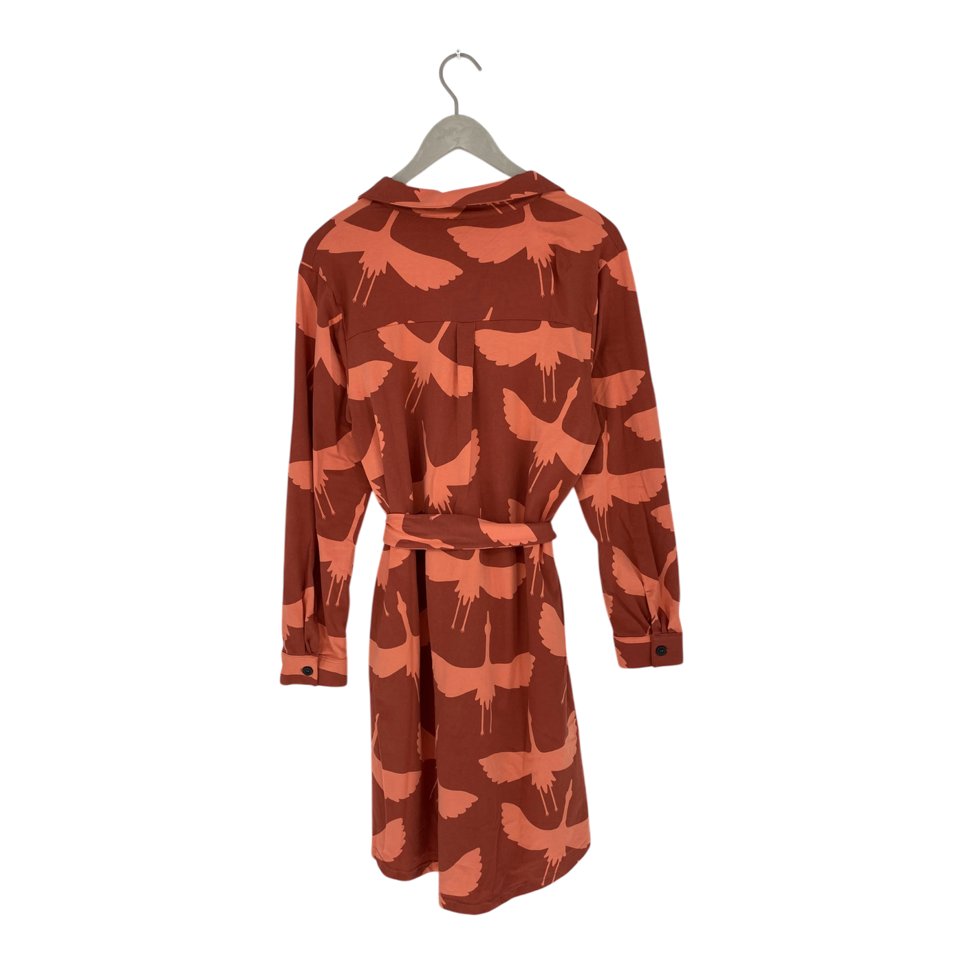 Yo Zen button shirt dress, tomato | woman M/L