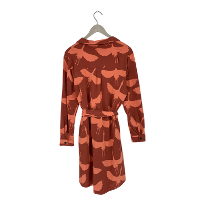 Yo Zen button shirt dress, tomato | woman M/L