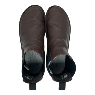 VIBAe Helsinki leather boots, cocoa brown | 44