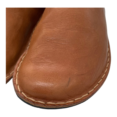 VIBAe Helsinki leather boots, cognac brown | 38