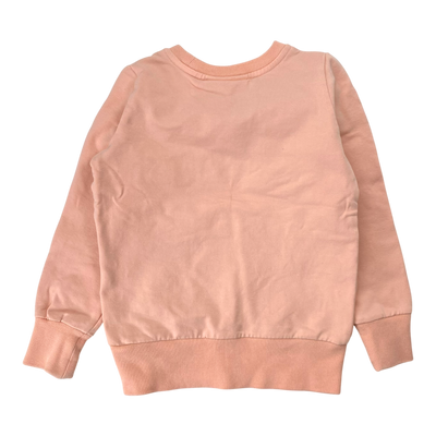 Gugguu logo sweatshirt, coral pink | 98cm