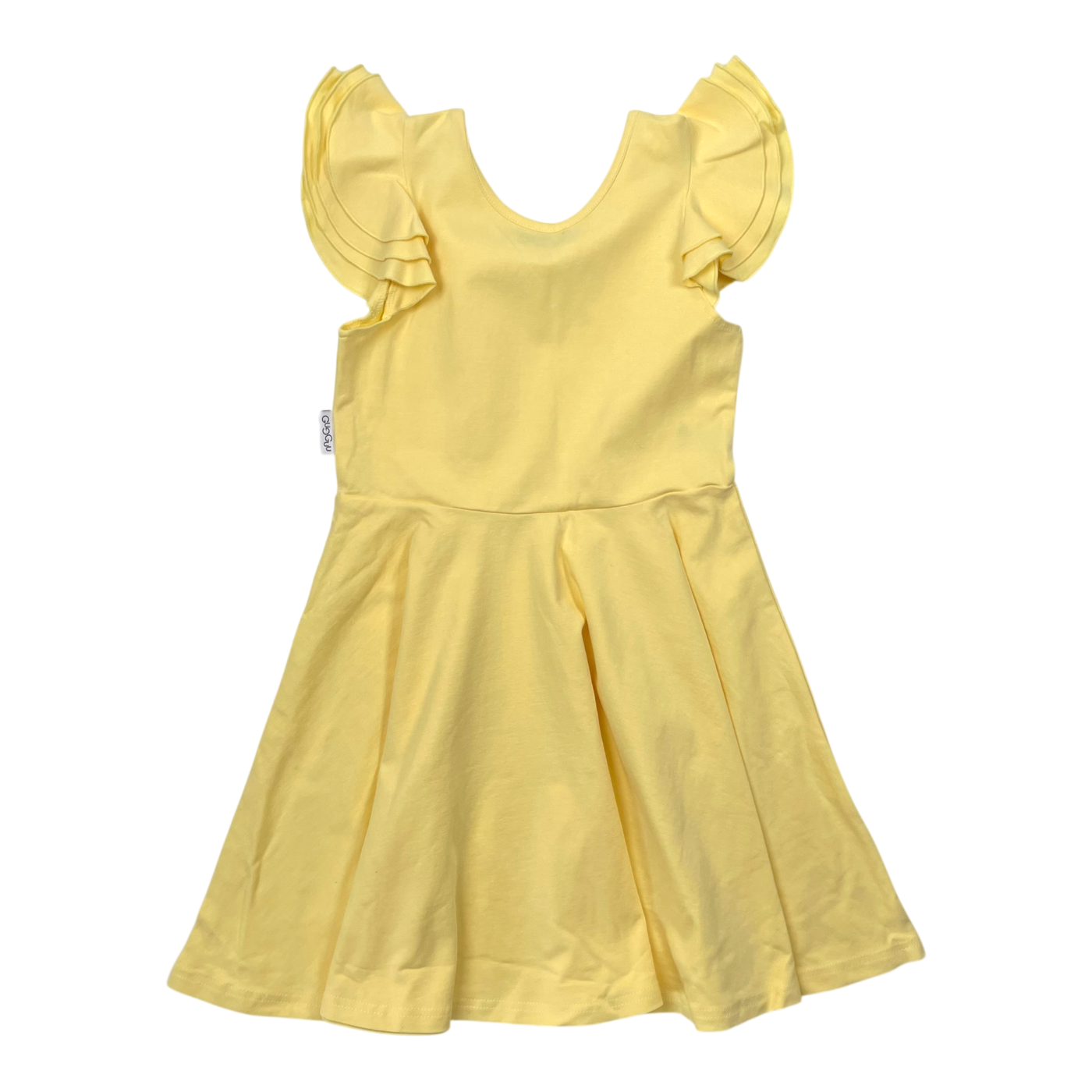 Gugguu ärmellose Kleid, Gelb | 116 cm