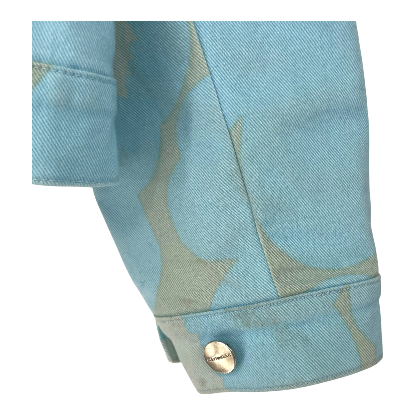 Marimekko denim jacket, unikko | woman M