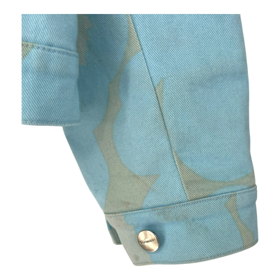 Marimekko denim jacket, unikko | woman M