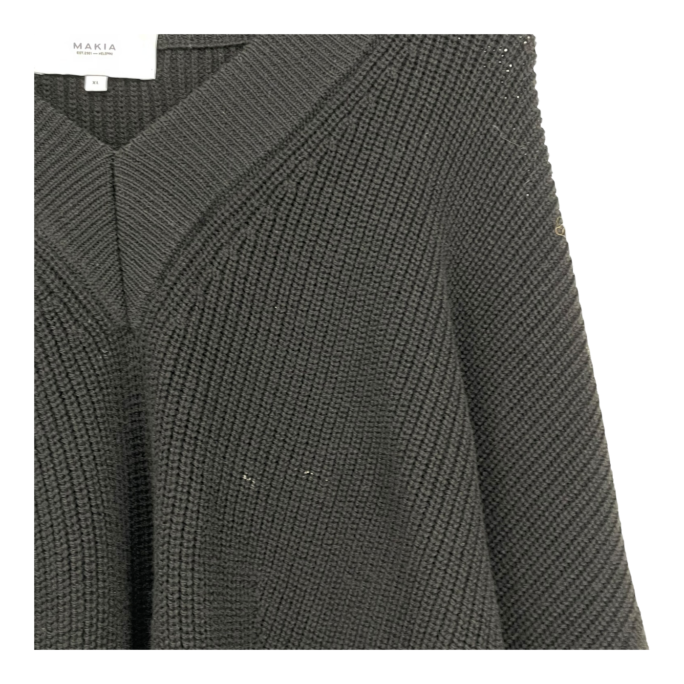 Makia merino sweater, black | woman XL