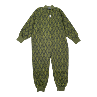 Kivat wool overall, forest green | 110cm