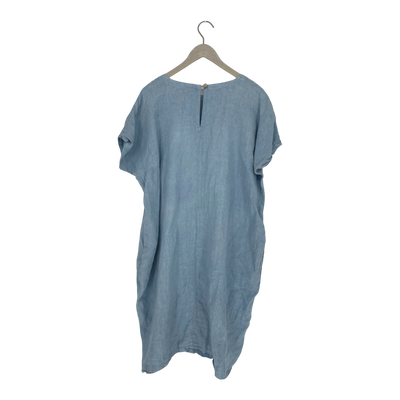 Papu boxy linen dress, light blue | woman S