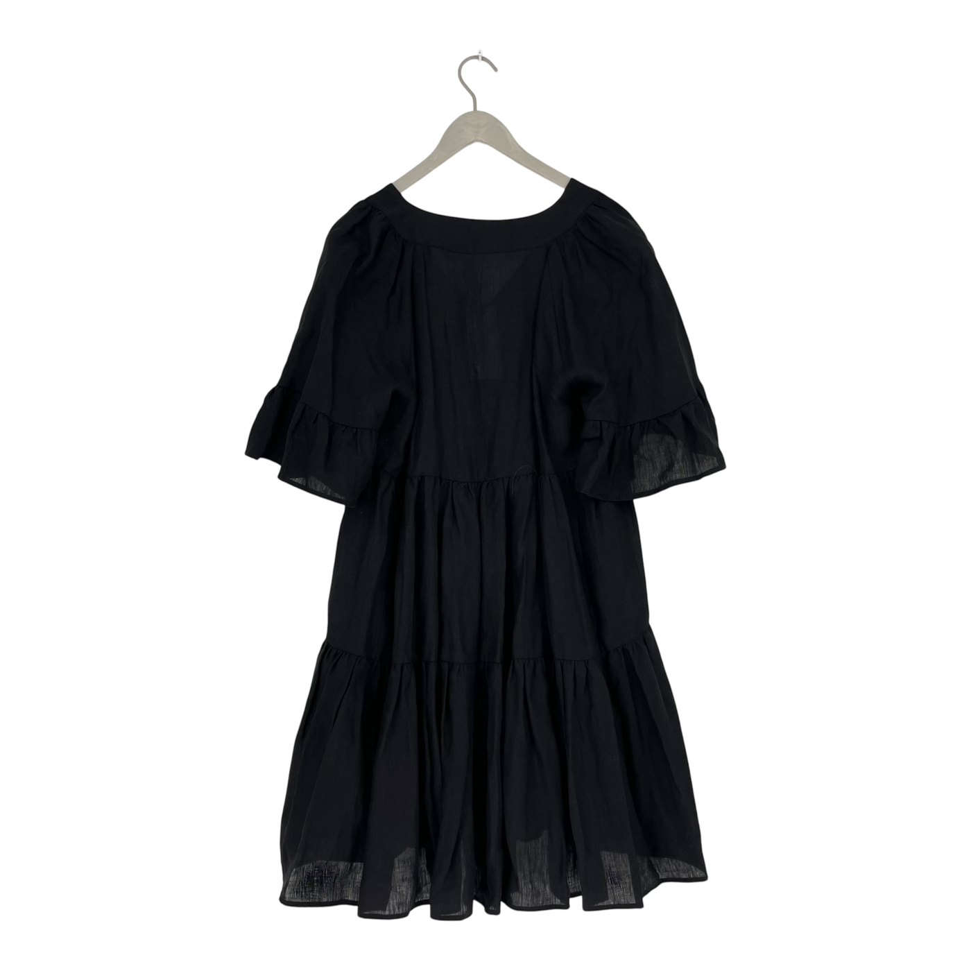Andiata linen dress, black | woman XS