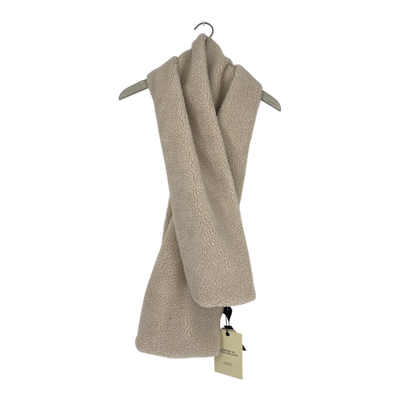 Embassy of Bricks and Logs bayonne sherpa scarf, beige
