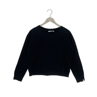 Nakoa cropped sweatshirt, black | woman M