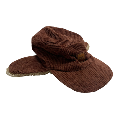 Metsola fleece cap, brown | 3-4y